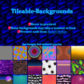 screenshot of the backgrounds website