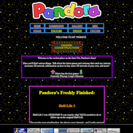 Screenshot of Pandora's Zone